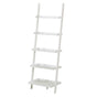 Sarantino Aster 5-Tier Ladder Shelf in White V240-LDS-107-17-WH