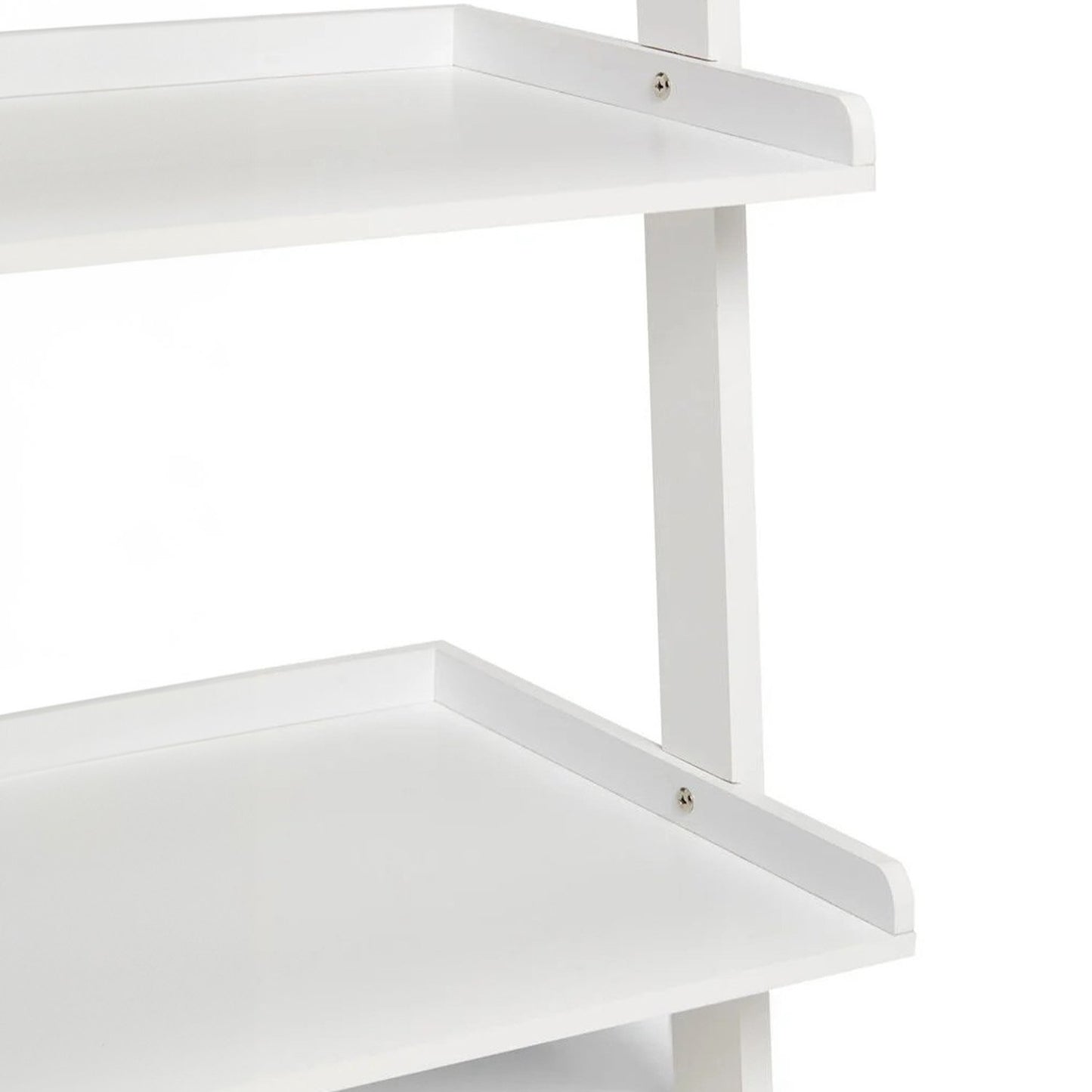 Sarantino Aster 5-Tier Ladder Shelf in White V240-LDS-107-17-WH