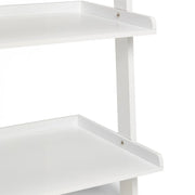 Sarantino Aster 5-Tier Ladder Shelf in White V240-LDS-107-17-WH