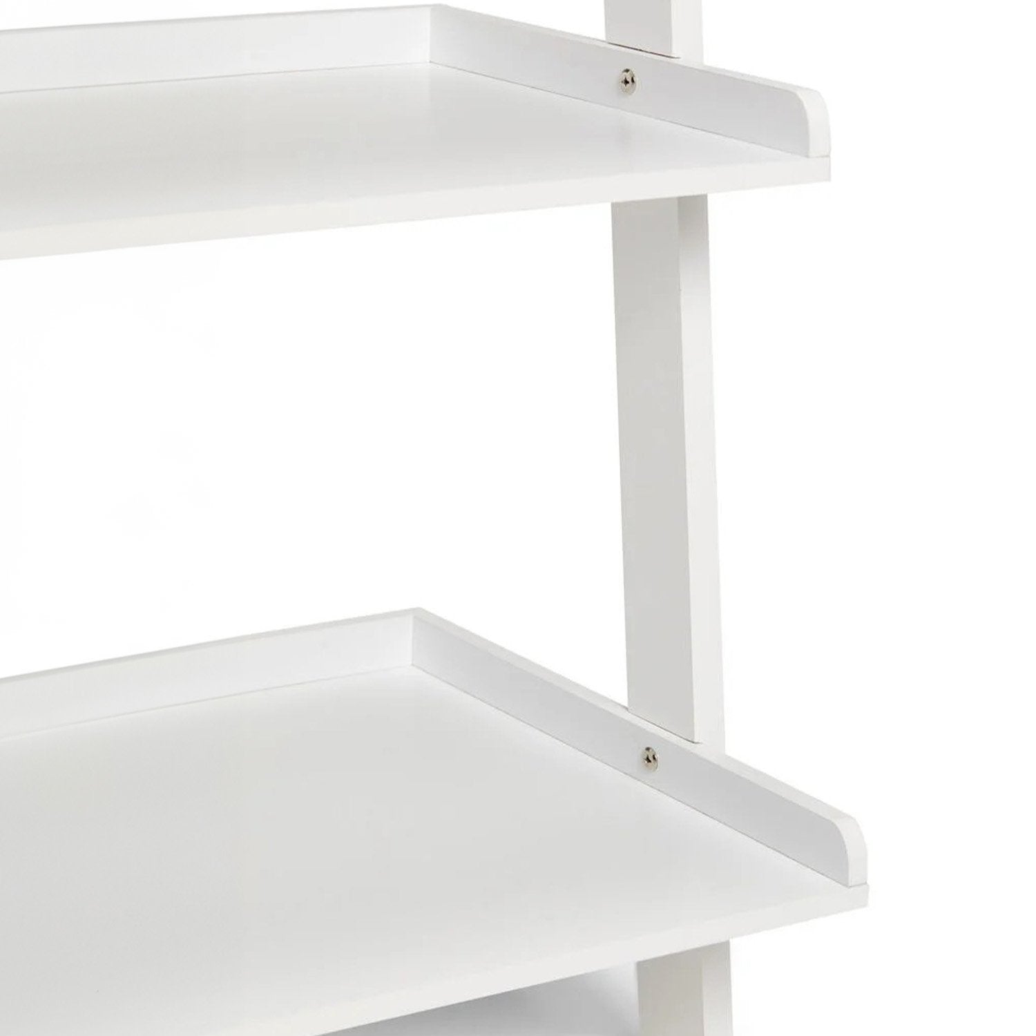 Sarantino Aster 5-Tier Ladder Shelf in White V240-LDS-107-17-WH