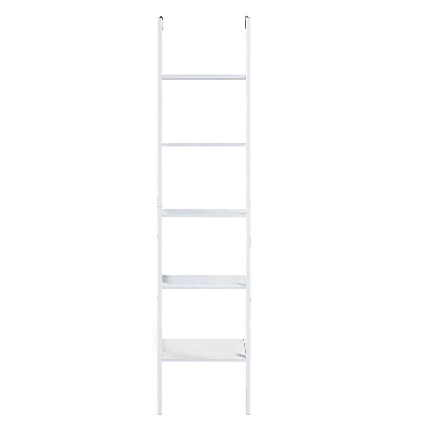 Sarantino Amelia 5-Tier Ladder Shelf in White V240-LDS-109-04-WH