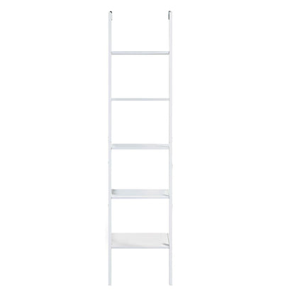 Sarantino Amelia 5-Tier Ladder Shelf in White V240-LDS-109-04-WH