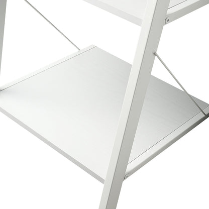 Sarantino Amelia 5-Tier Ladder Shelf in White V240-LDS-109-04-WH