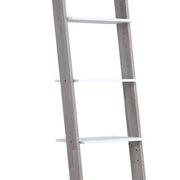Sarantino Mira 5-tier Ladder Shelf In White And Grey Oak V240-LDS-120-06-WHOK