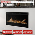 Dimplex 34-inch Linear Fireplace Driftwood and River Rock Accessory Package V240-LF34DWS-KIT
