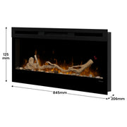 Dimplex 34-inch Linear Fireplace Driftwood and River Rock Accessory Package V240-LF34DWS-KIT