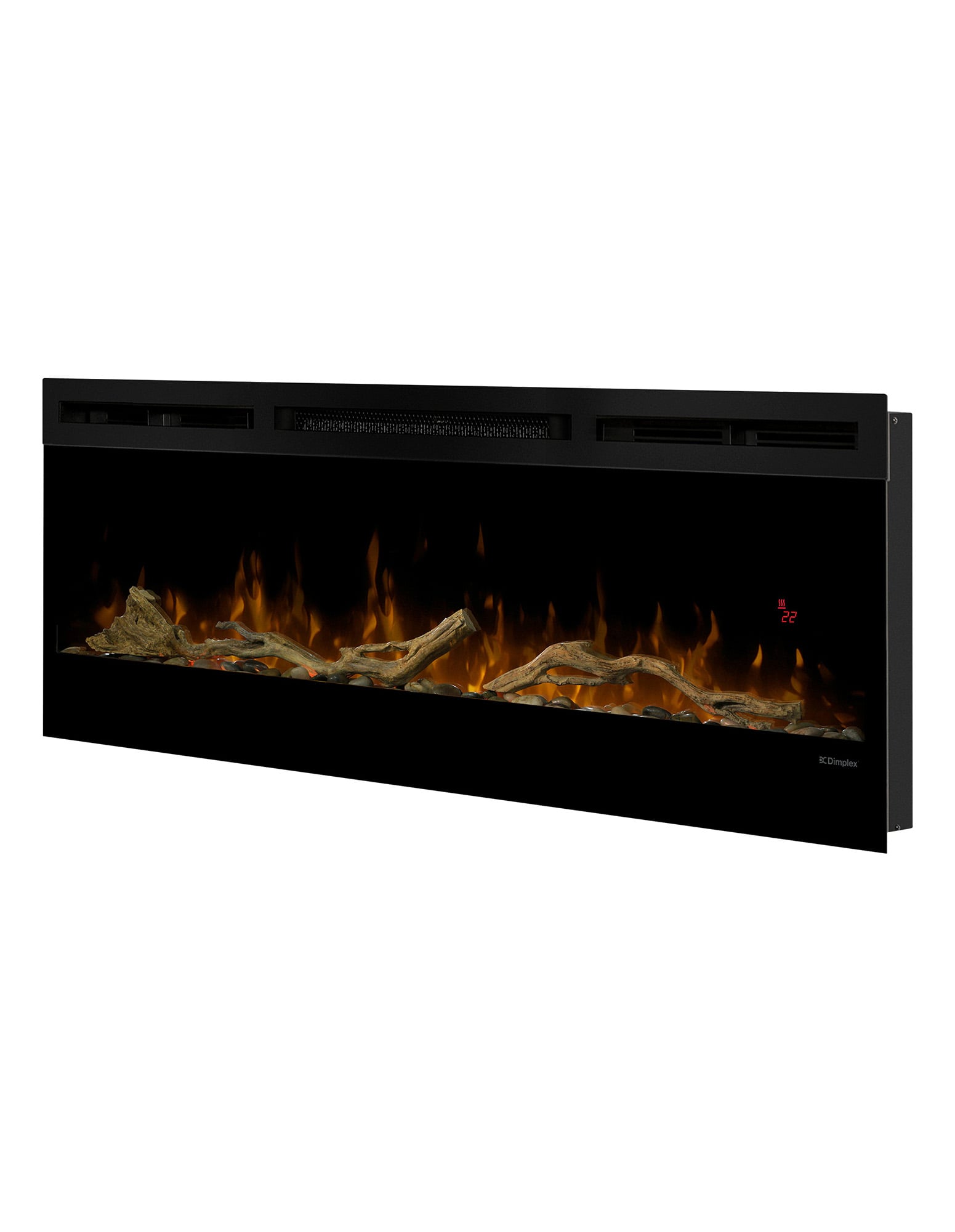 Dimplex 50-inch Linear Fireplace Driftwood and River Rock Accessory Package V240-LF50DWS-KIT
