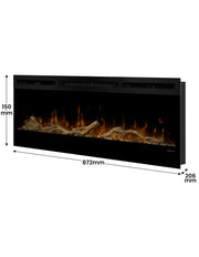 Dimplex 50-inch Linear Fireplace Driftwood and River Rock Accessory Package V240-LF50DWS-KIT