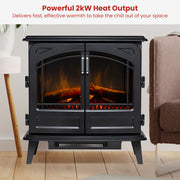 Dimplex Leckford Optiflame Electric Fire Stove - 2kW V240-LKD20-AU