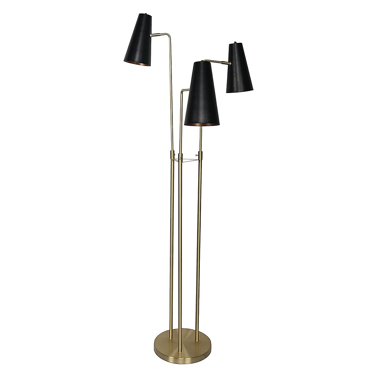 Sarantino Three Metal Shade Floor Lamp V240-LMP-MLM-1137