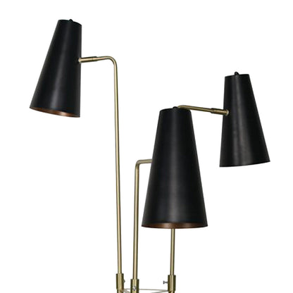 Sarantino Three Metal Shade Floor Lamp V240-LMP-MLM-1137