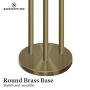 Sarantino Three Metal Shade Floor Lamp V240-LMP-MLM-1137