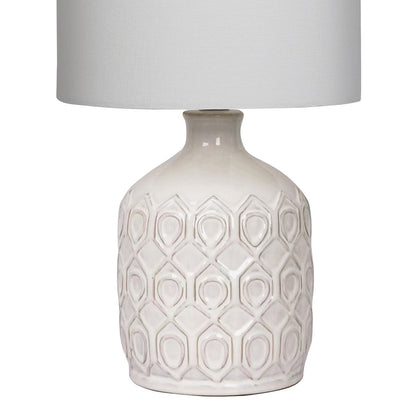 Sarantino Ceramic Table Lamp In Cream V240-LMP-MLM-4504