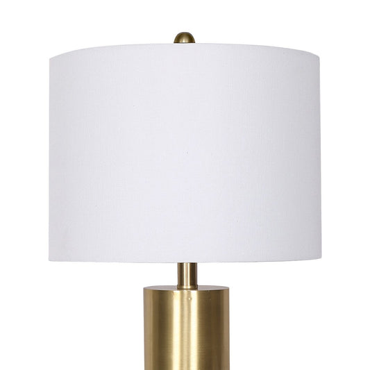 Sarantino Metal and Marble Table Lamp in Black V240-LMP-MLM-4550-BK