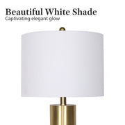 Sarantino Metal and Marble Table Lamp in Black V240-LMP-MLM-4550-BK