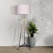 Sarantino Metal Tripod Electric Floor Lamp Gradient Finish V240-LMP-MLM-50019-02