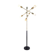 Sarantino 6-Light Metal Sputnik Floor Lamp V240-LMP-MLM-50224-03
