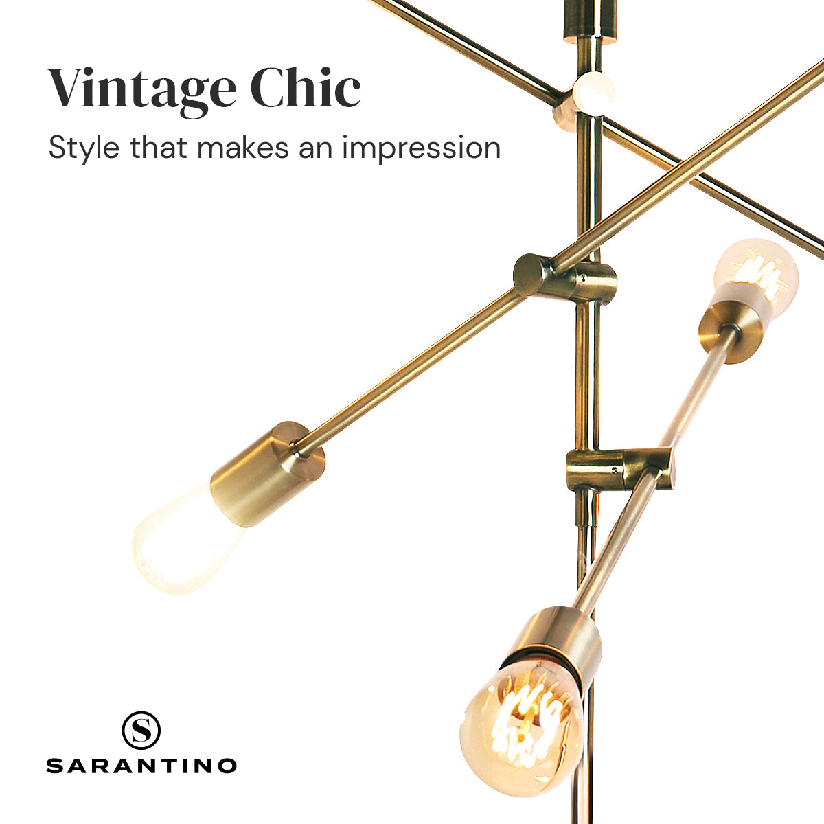 Sarantino 6-Light Metal Sputnik Floor Lamp V240-LMP-MLM-50224-03