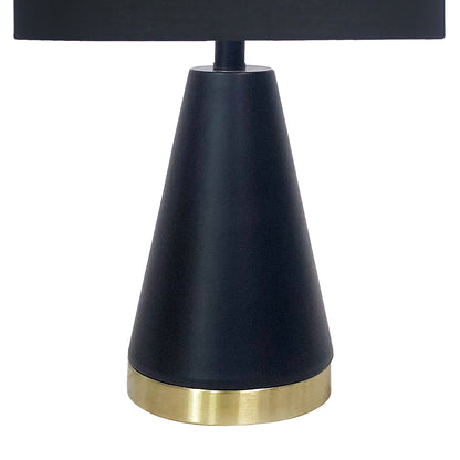 Sarantino Metal Table Lamp in Black and Gold V240-LMP-MLM-50230