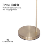 Sarantino 90-Degree Modern Arc Floor Lamp V240-LMP-MLM-50430