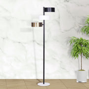 Sarantino Metal Floor Lamp with 3 Swirl Shades V240-LMP-MLM-50523