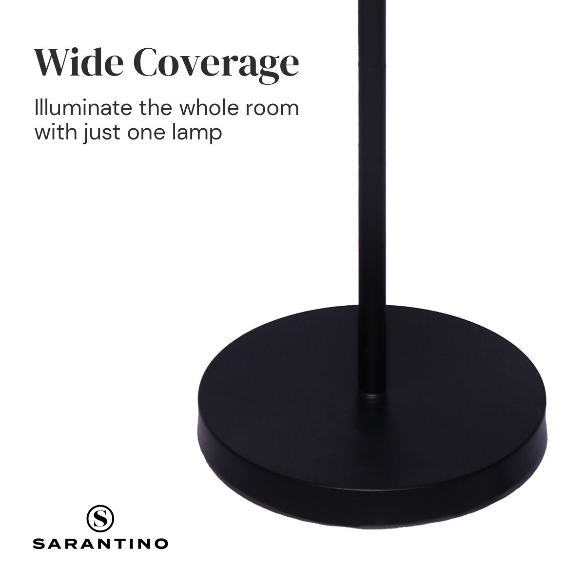 Sarantino Modern Exposed Bulb 4-Arm Industrial Light Floor Lamp V240-LMP-MLM-50713