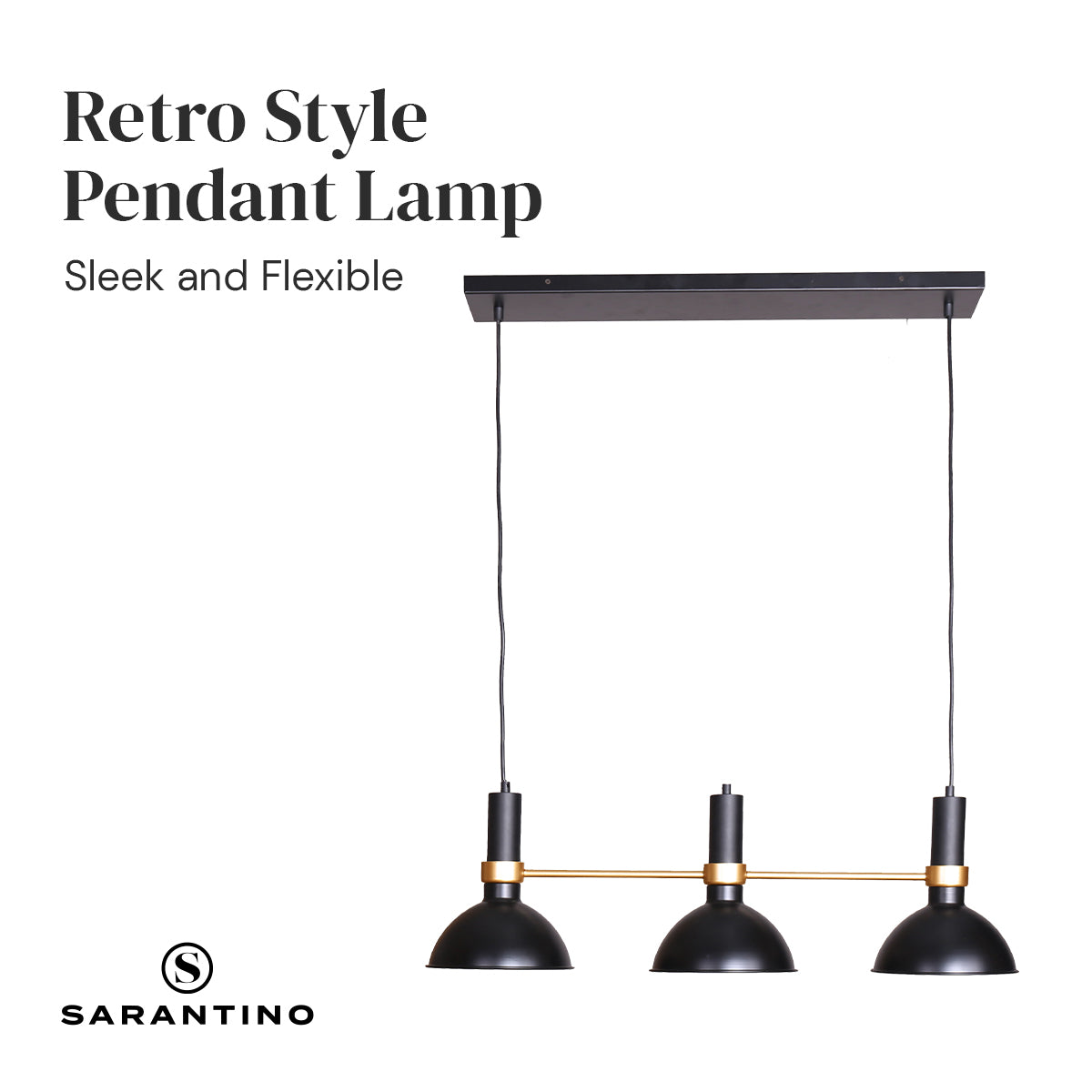 Sarantino 3-Light Hanging Pendant Lamp V240-LMP-MLM-50727