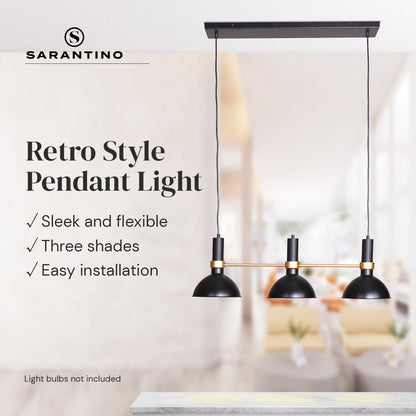 Sarantino 3-Light Hanging Pendant Lamp V240-LMP-MLM-50727