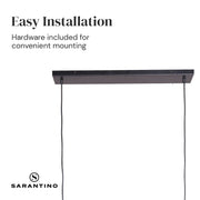 Sarantino 3-Light Hanging Pendant Lamp V240-LMP-MLM-50727