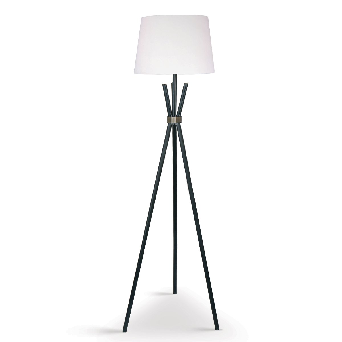 Sarantino Tripod Floor Lamp in Metal and Antique Brass V240-LMP-MLM-682