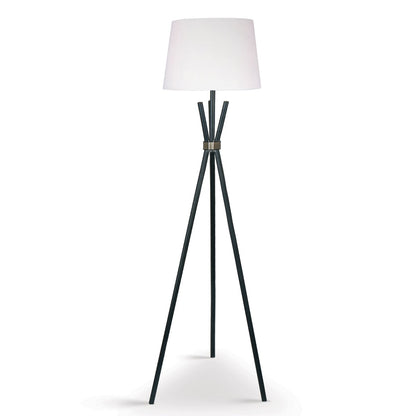 Sarantino Tripod Floor Lamp in Metal and Antique Brass V240-LMP-MLM-682
