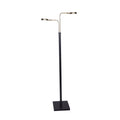Sarantino LED Metal Floor Lamp with 2 Lights in Brushed Gold and Black Finish V240-LMP-MLM-ML82618