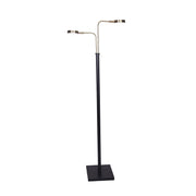 Sarantino LED Metal Floor Lamp with 2 Lights in Brushed Gold and Black Finish V240-LMP-MLM-ML82618