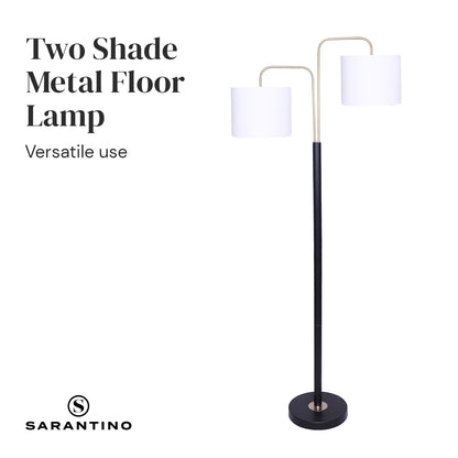 Sarantino Black/Brass Finish Reading Light Electric Table Lamp V240-LMP-MLM-ML93539
