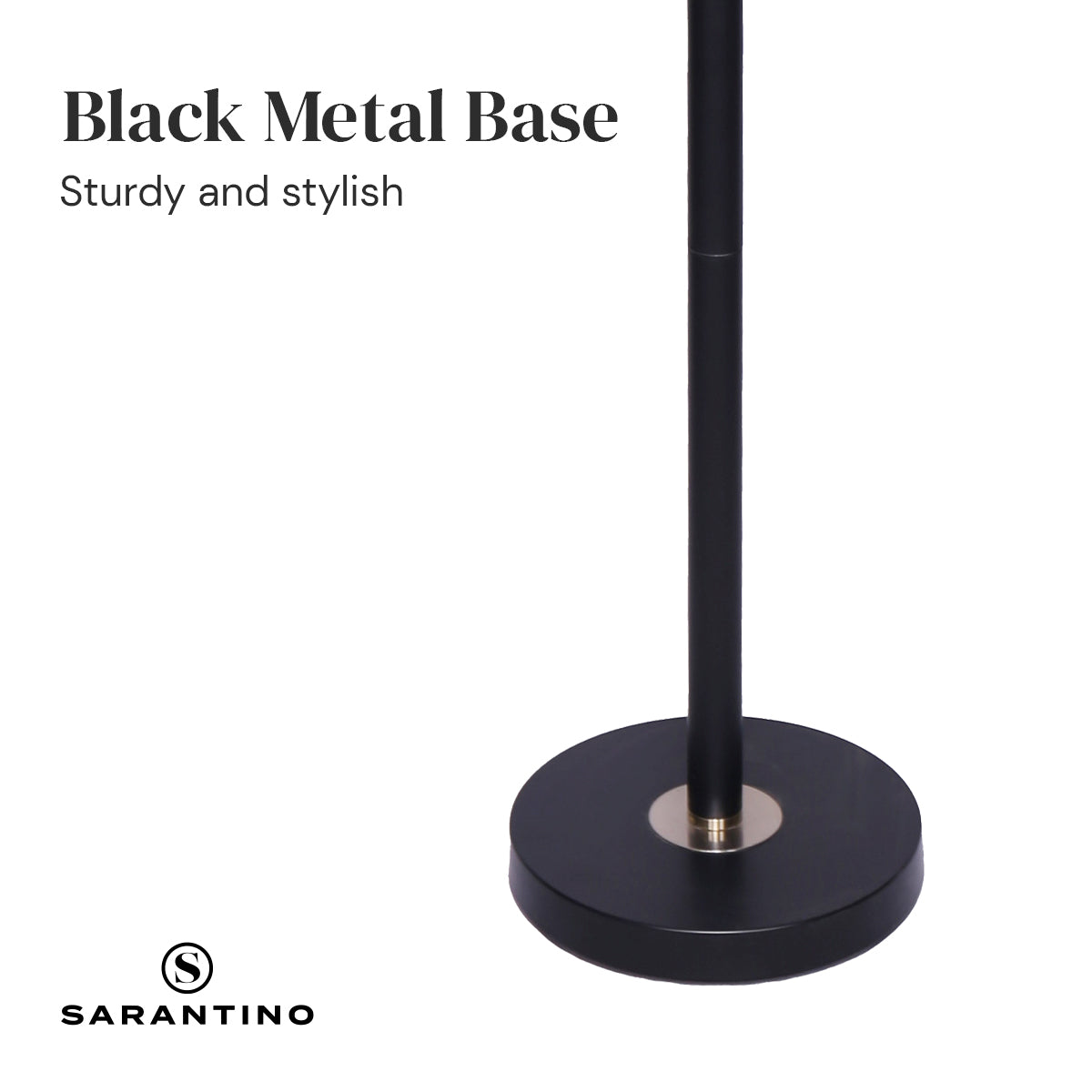 Sarantino Black/Brass Finish Reading Light Electric Table Lamp V240-LMP-MLM-ML93539