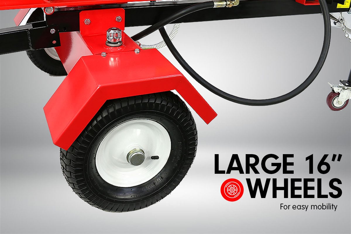 Yukon 60 Ton Diesel Electric Start Engine Hydraulic Log Splitter Wood Firewood V240-LOG-DIE-060