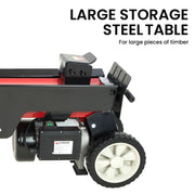 Yukon 7 Ton Electric Log Splitter With Side Protectors Axe Wood Cutter V240-LOG-ELE-07P