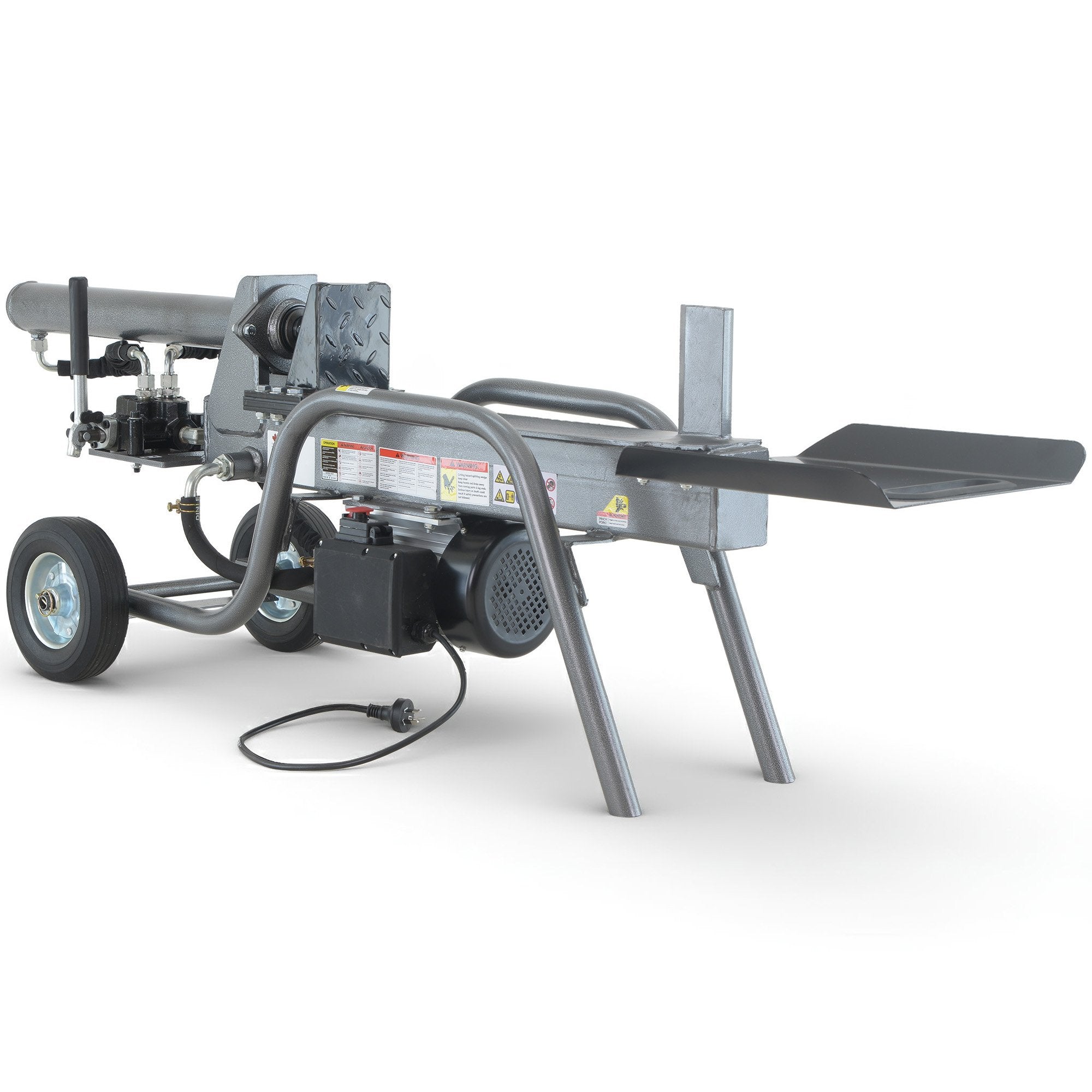 Yukon 12 Tonne Electric Hydraulic Log Splitter Heavy-Duty Firewood Splitter V240-LOG-ELE-12V