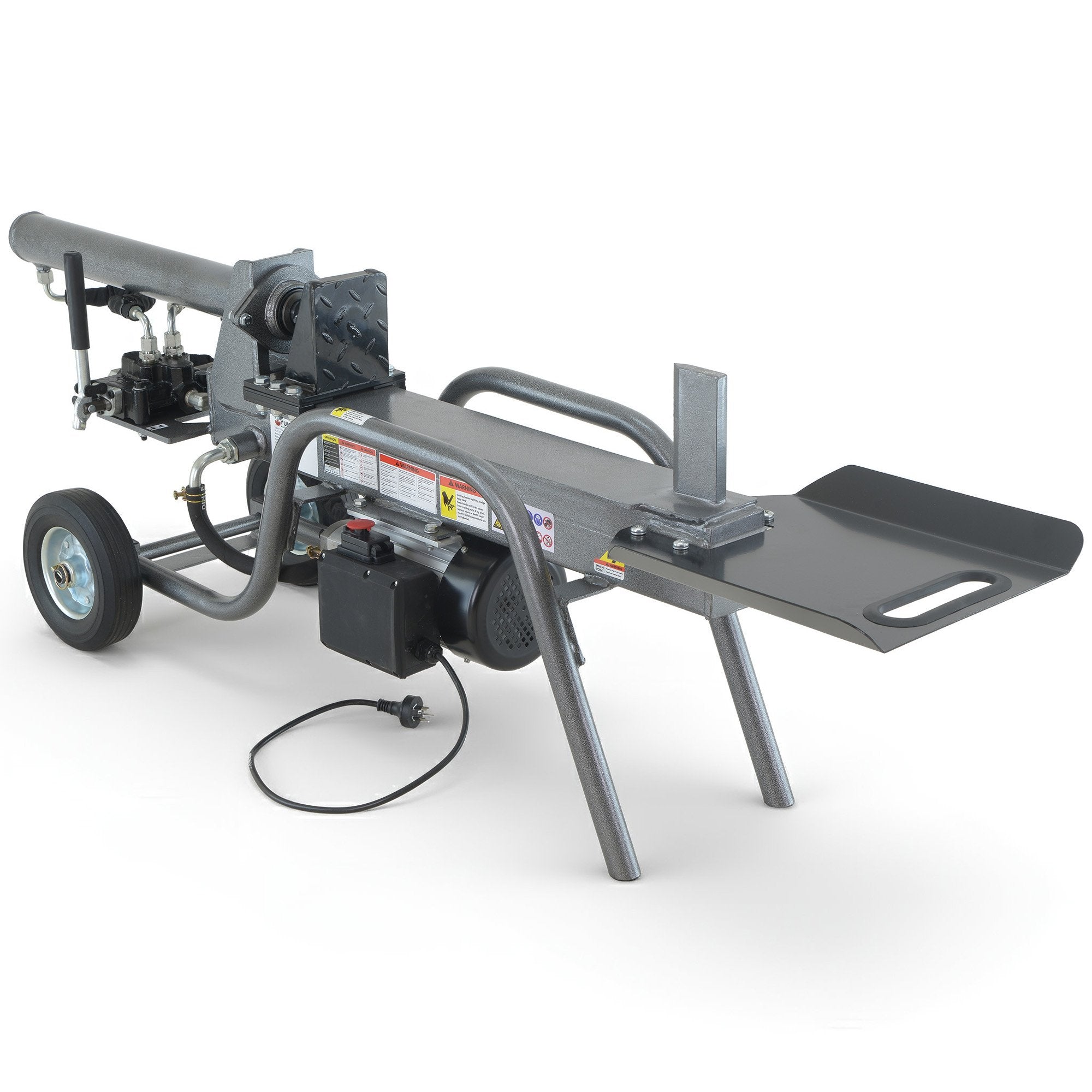 Yukon 12 Tonne Electric Hydraulic Log Splitter Heavy-Duty Firewood Splitter V240-LOG-ELE-12V