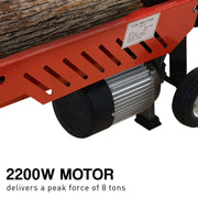 Yukon 8 Ton 2.2kw Heavy-duty Electric Hydraulic Log Splitter V240-LOG-ELE-XB-008