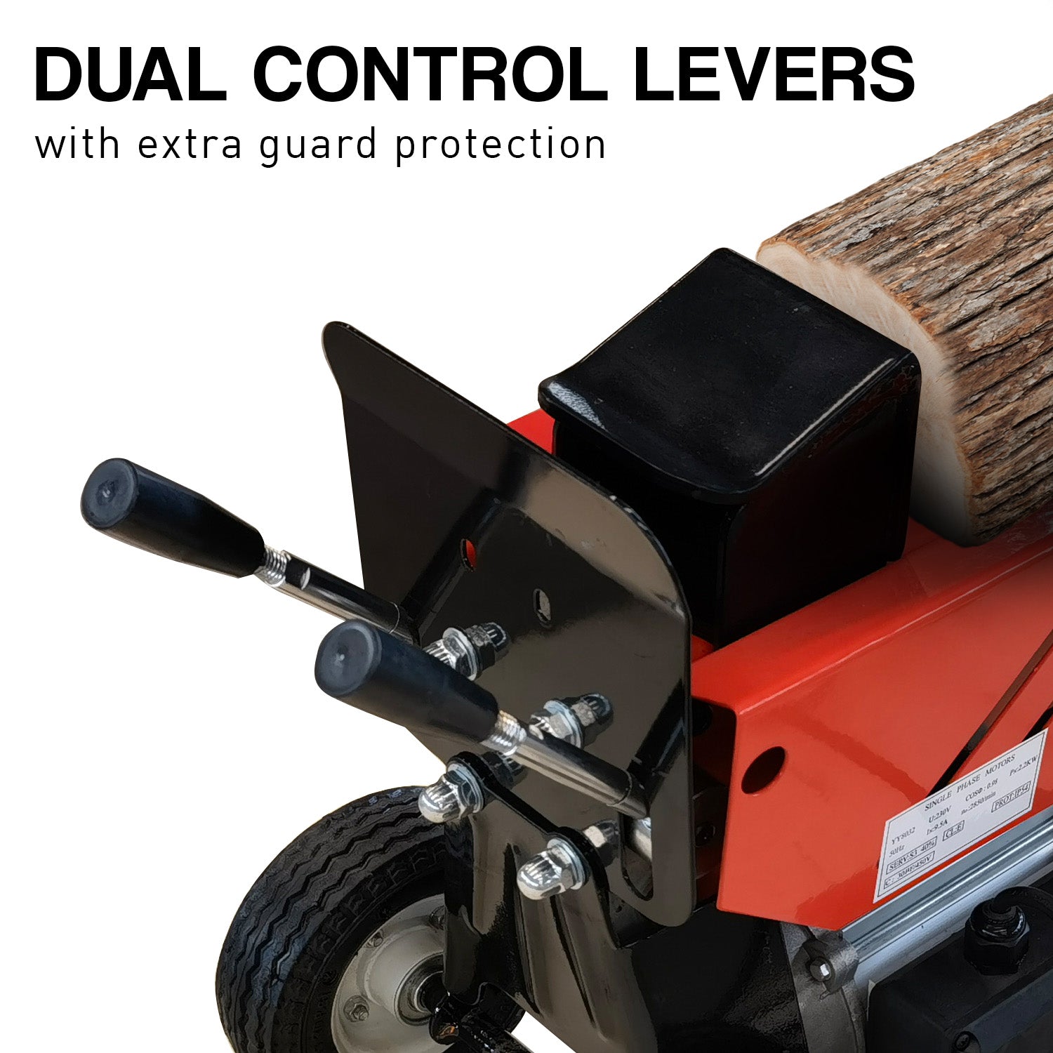 Yukon 8 Ton 2.2kw Heavy-duty Electric Hydraulic Log Splitter V240-LOG-ELE-XB-008