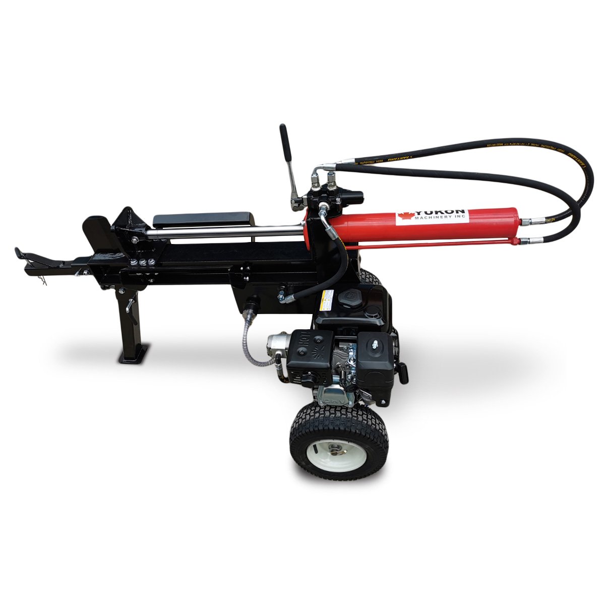 Yukon 18 Ton Petrol Log Splitter Wood Cutter Hydraulic Ram Wood Cutter Firewood Chopper Axe Wedge V240-LOG-PTR-018