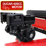 Yukon 60 Ton 420cc Hydraulic Log Splitter Petrol Engine Wood Firewood Cutter V240-LOG-PTR-060