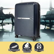 Olympus Astra 20in Lightweight Hard Shell Suitcase - Aegean Blue V240-LUG-901-20-BU