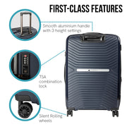 Olympus Astra 20in Lightweight Hard Shell Suitcase - Aegean Blue V240-LUG-901-20-BU