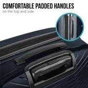 Olympus Astra 20in Lightweight Hard Shell Suitcase - Aegean Blue V240-LUG-901-20-BU
