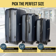 Olympus Astra 20in Lightweight Hard Shell Suitcase - Aegean Blue V240-LUG-901-20-BU