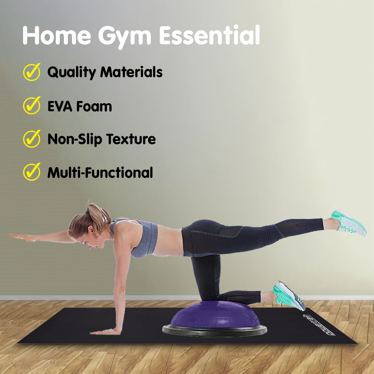 Powertrain 2m Exercise Equipment Mat V240-MAT-HSM-200