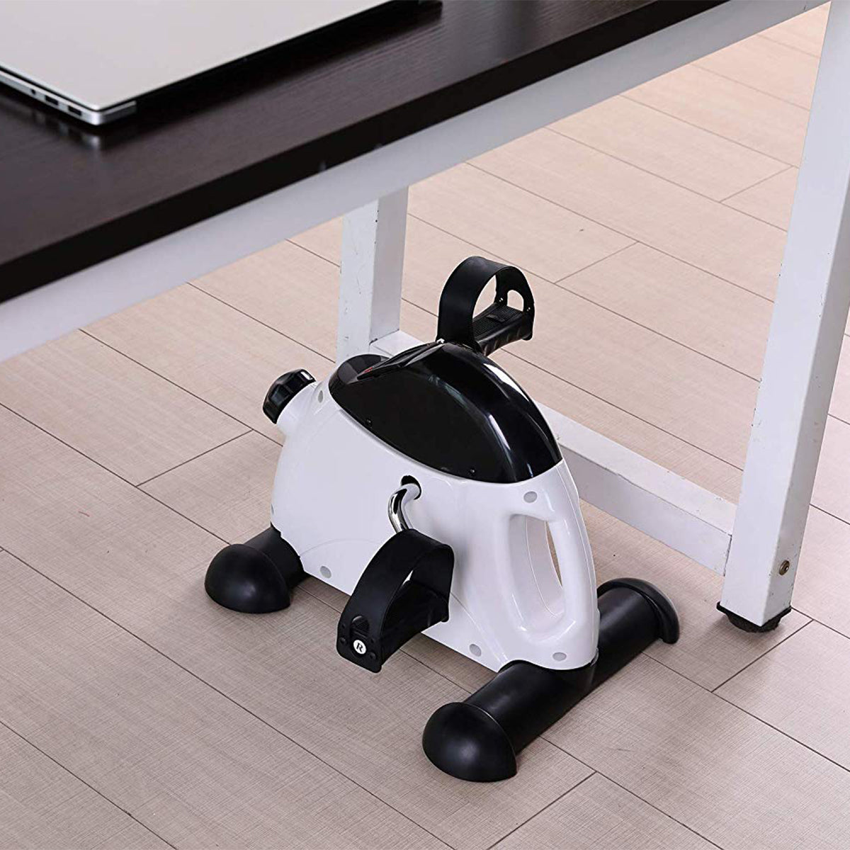 Powertrain Mini Exercise Bike Arm and Leg Pedal Exerciser V240-MBIKE-90A-WH