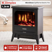 Dimplex 1.2kW MicroStove Optiflame Portable Electric Fire Stove V240-MCFSTV12-AU